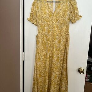 Floral Yellow Dress